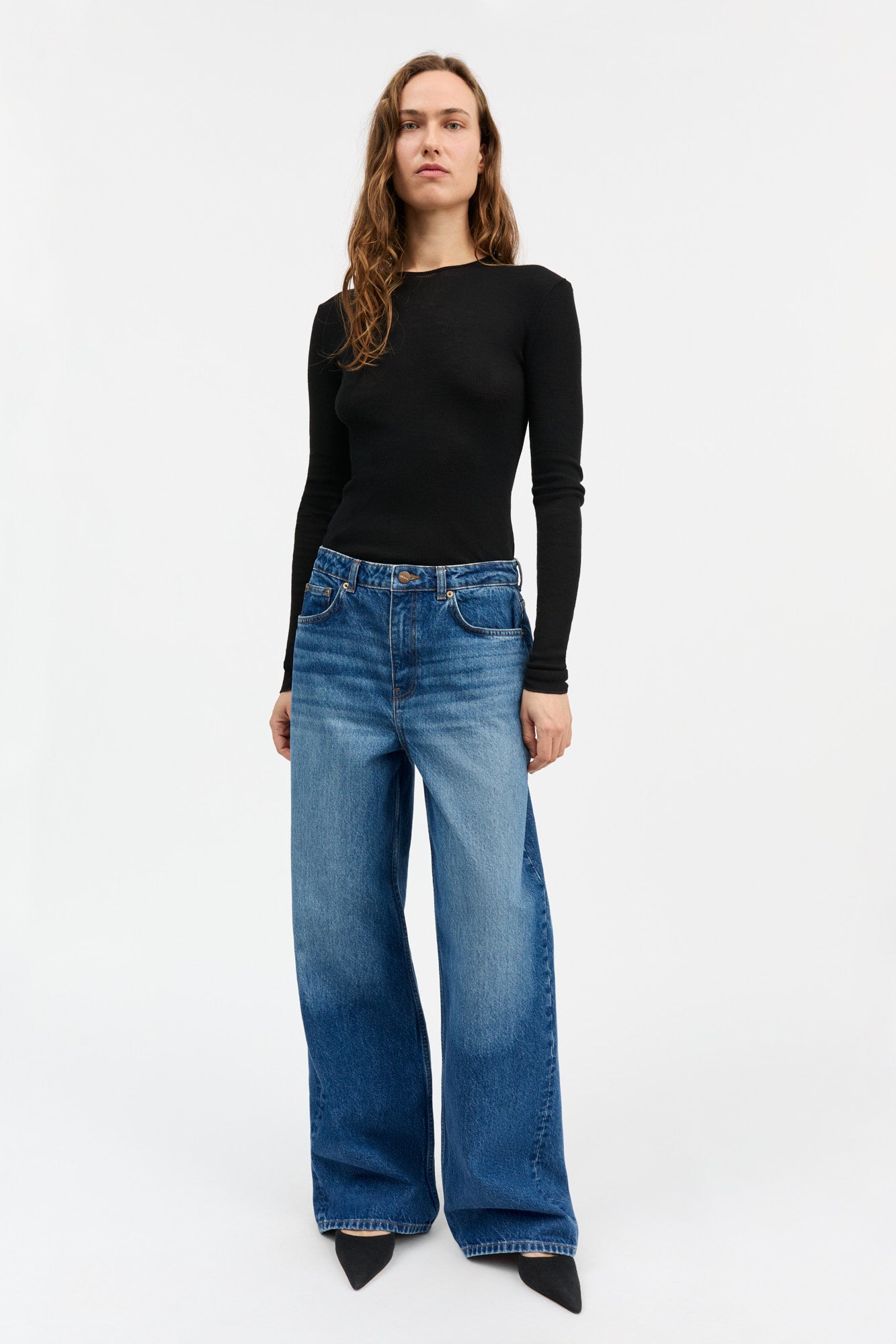 Skall Studio Willow wide jeans Jeans Vintage washed blue